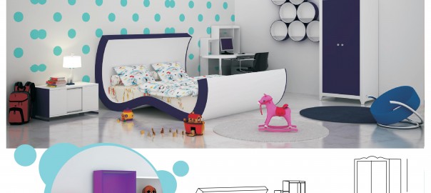 kids room double bed