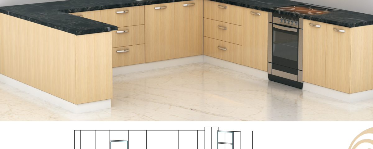 U Shaped Kitchen Design for your modern home