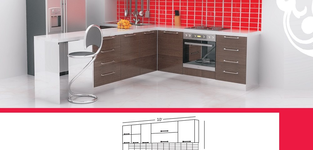T Shaped Kitchen Design for your modern home