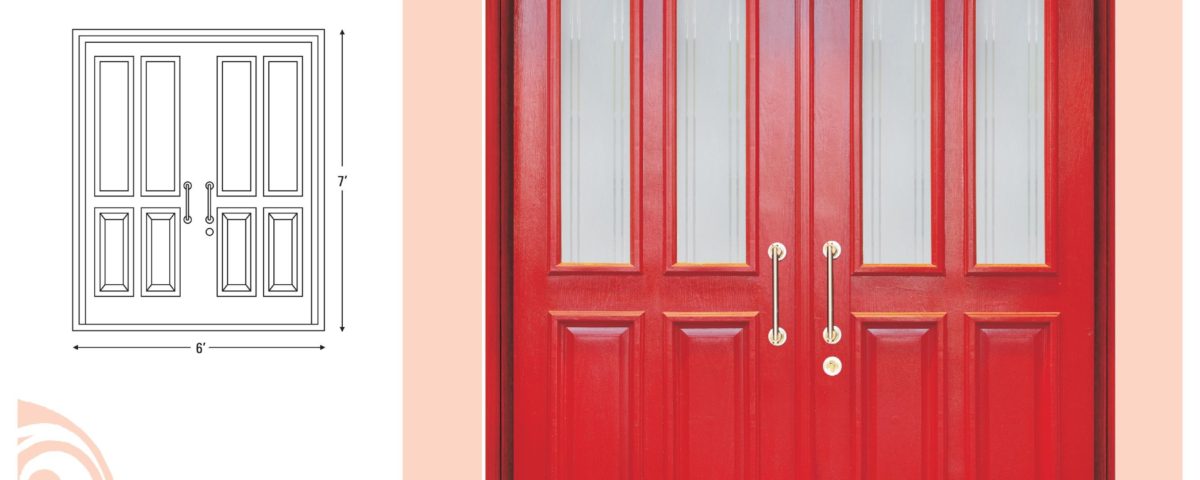 Double Door Design ideas with Glass from Jubilant