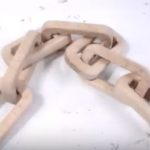 Art of making a Wooden Chain with a Single Block of Wood