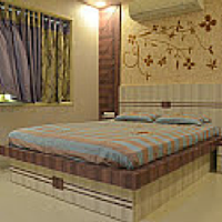 Design of a Beautiful Bed Room by Rajesh Sharma Interior Designers