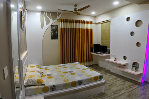 A Beautiful Bed Room Design by SkyGreen Interior