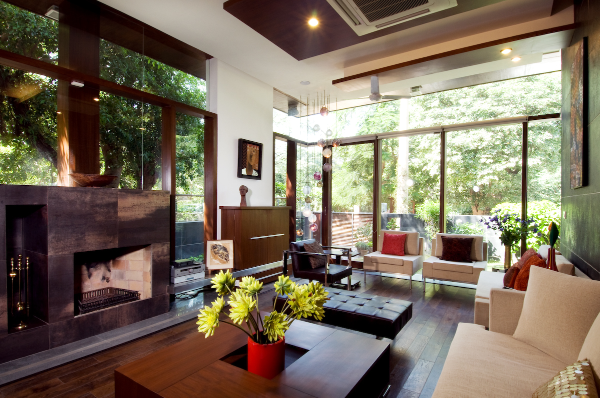 Design of a Beautiful Living Room by Kumar Moorthy and Associates