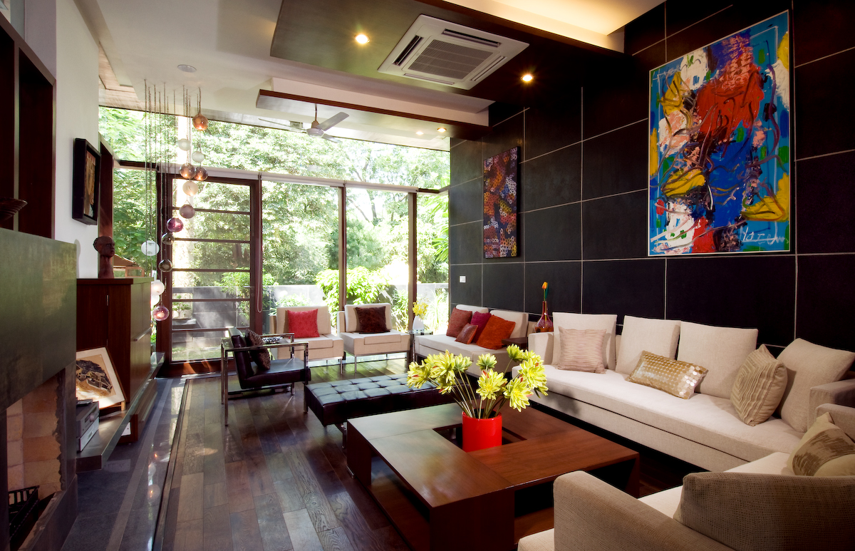 A Living Room Design by Kumar Moorthy and Associates