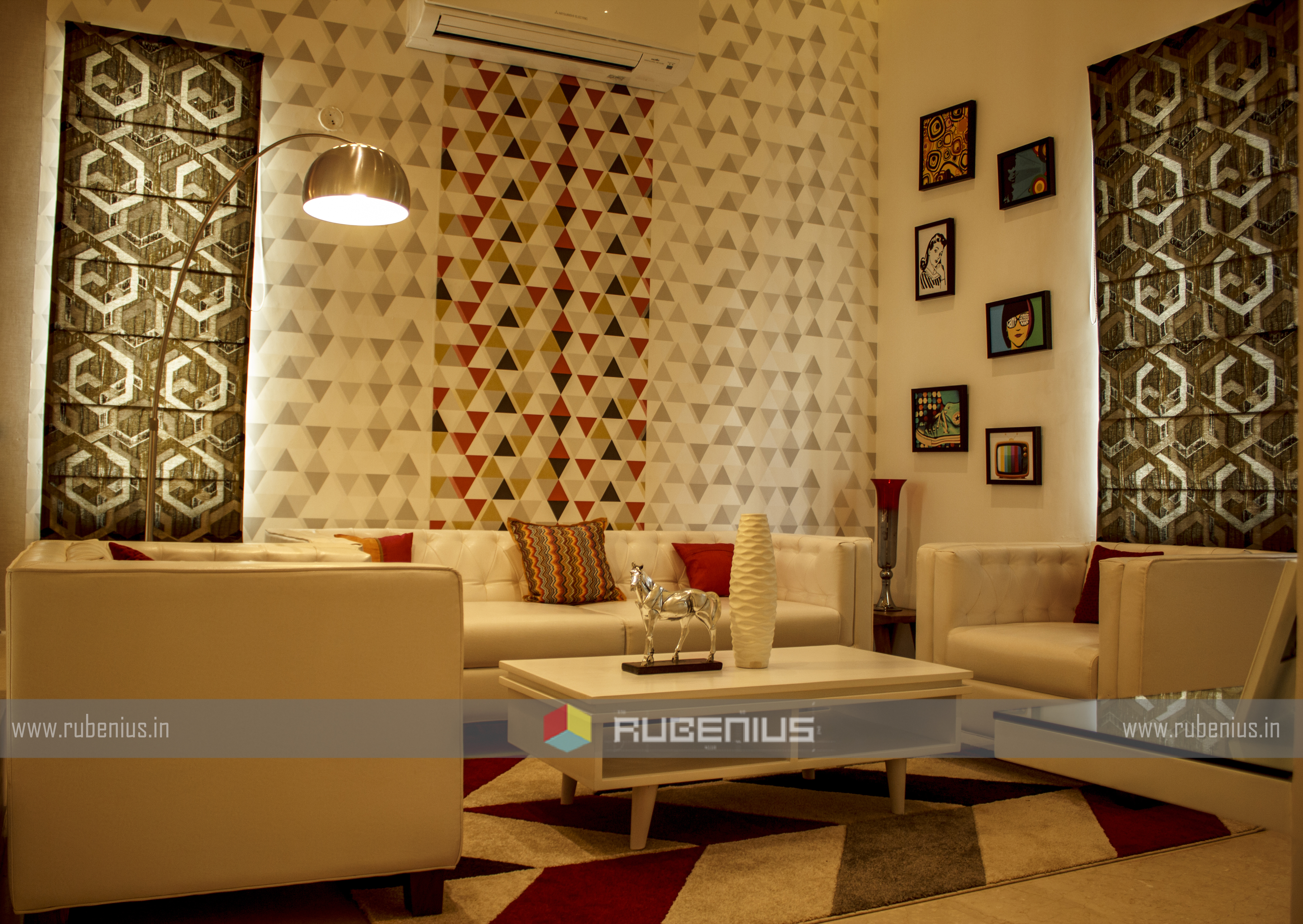 Design of a Beautiful Living Room by Rubenius