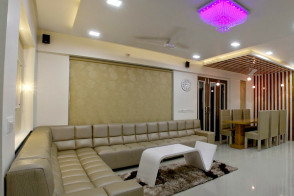 Design of a Living Room by SkyGreen Interior-2