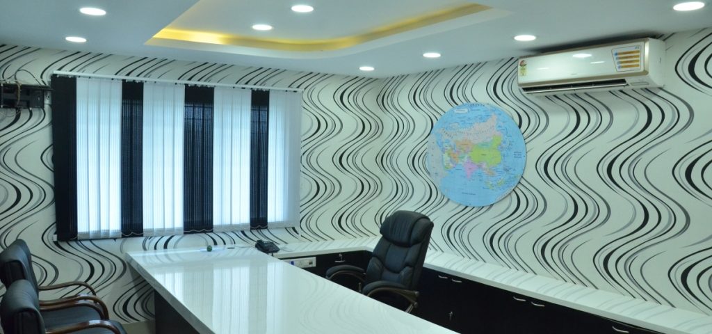 A Beautiful Office Area Design by Rajesh Sharma Interior Designers