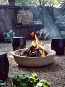 Winter Outdoor Styling-A Complete Makeover-Fire Pit